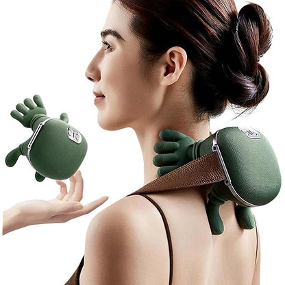 Masajeador De Cuello Con Manos Verde