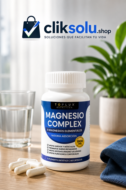 Magnesio Suplemento 8 Elemental 1000mg