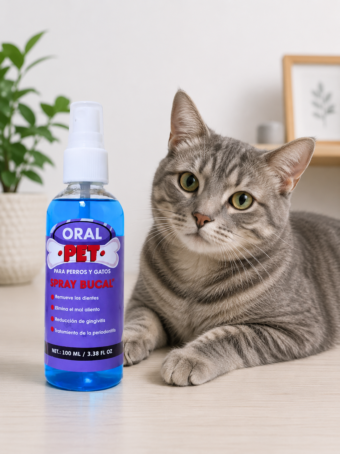 Oral Pet Spray Bucal Limpiador Mascotas