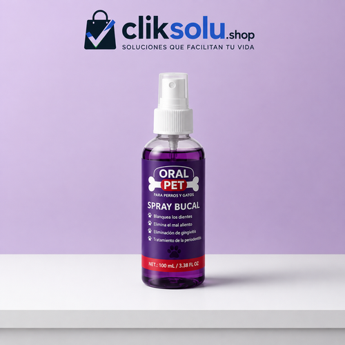 Oral Pet Spray Bucal Limpiador Mascotas