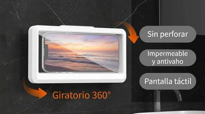 Caja Impermeable Antivaho para Celular, con Pantalla Táctil (Ducha y Baño)